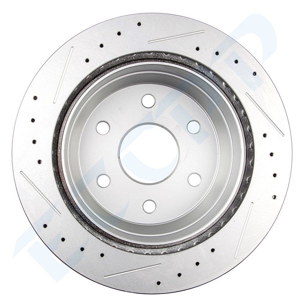 Rear Brake Rotors For CHEVROLET SUBURBAN SILVERADO 1500 CADILLAC ESCALADE 6B93BC-57