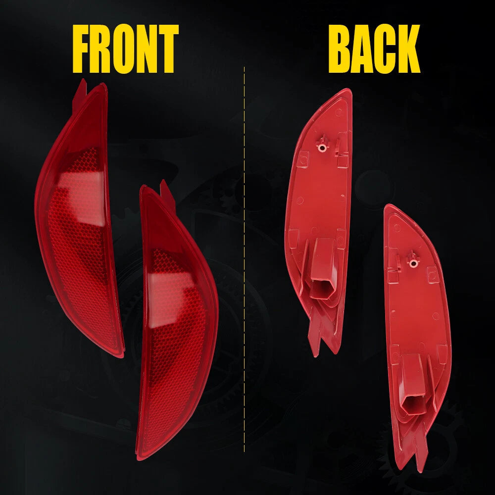 2X For 2012-17 Hyundai Accent Sedan Rear Bumper Side Marker Light Reflector Lamp 6B93BC-57