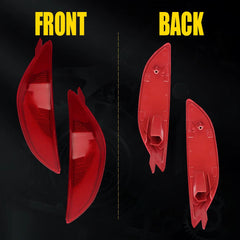 2X For 2012-17 Hyundai Accent Sedan Rear Bumper Side Marker Light Reflector Lamp 6B93BC-57