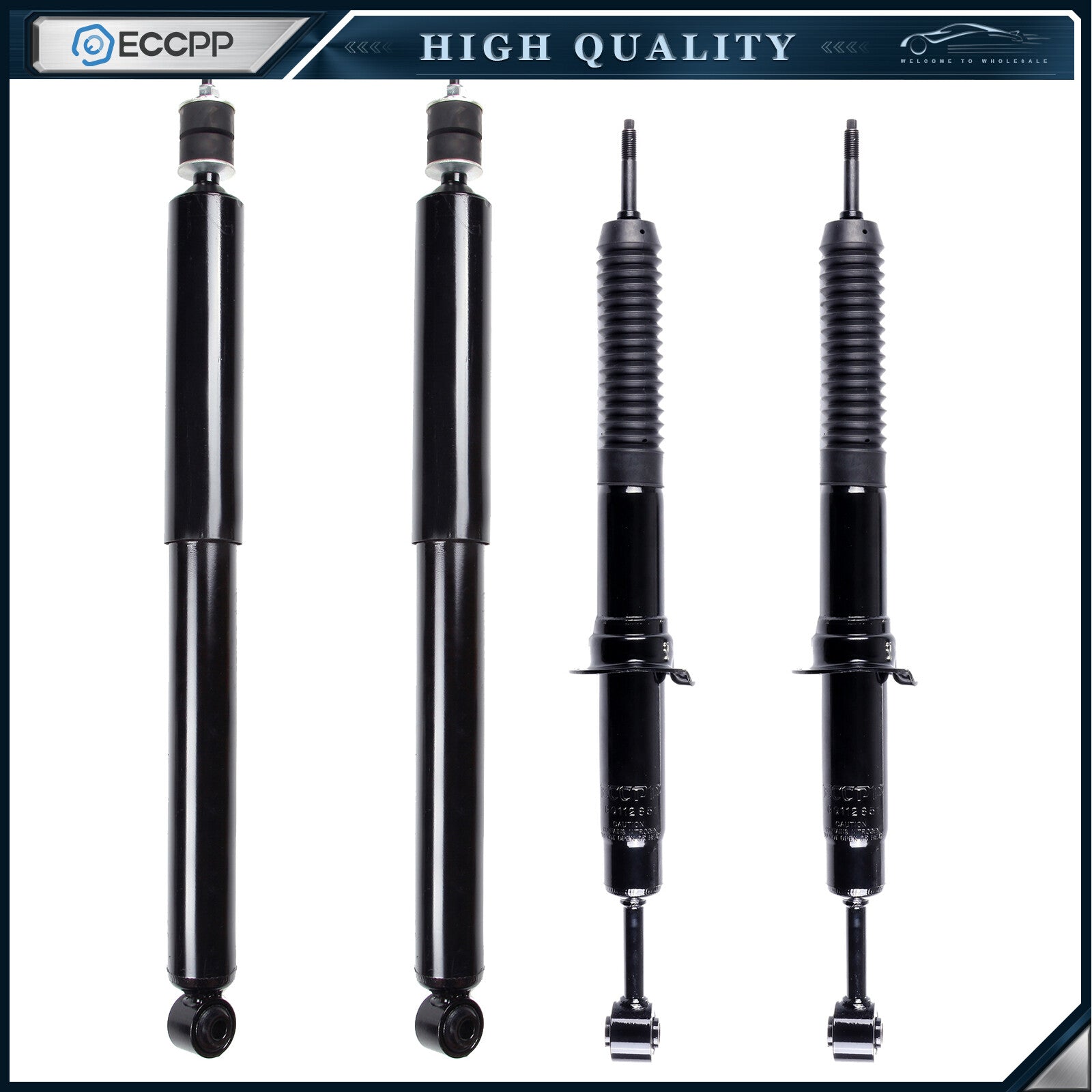 Front Rear Struts Shocks For Toyota Tundra 2007-2015 Left Right ECCPP 6B93BC-57