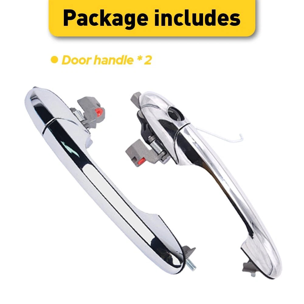 Exterior Door Handle Front Driver and Passenger Hand Side for Fiat 500 Pair 6B93BC-57