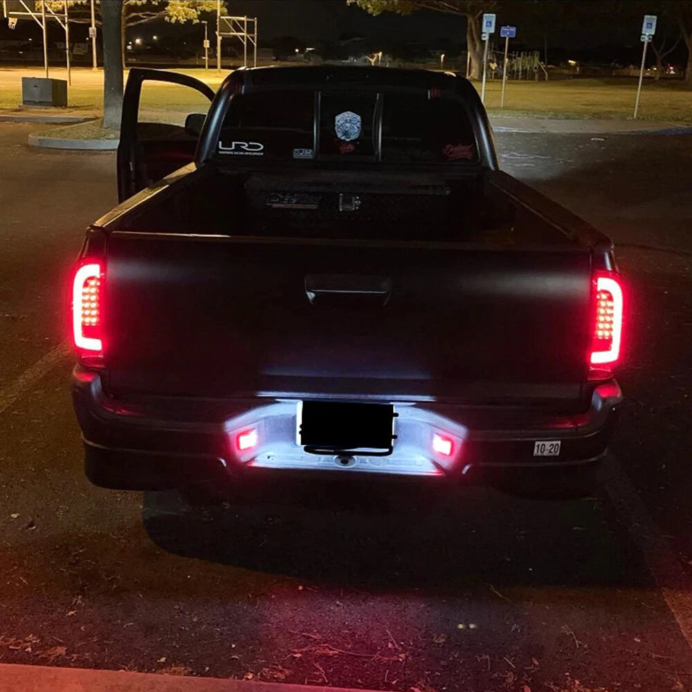 For 1995-2004 Toyota Tacoma White LED Tag License Plate Light Bulb Assembly Kit 6B93BC-57