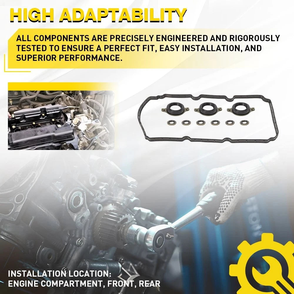 Valve Cover Gasket Set For Honda 2013-2017 Accord/2013-2015 Crosstour 3.5L V6 EA 6B93BC-57