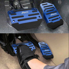 Bule Non-Slip Automatic Gas Brake Foot Pedal Pad Cover Accessories Universal EOA 6B93BC-57