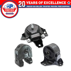 Engine Motor Mount 3PCS Set Fit 2006-2008 Hyundai Sonata 3.3L Replaces A7168 6B93BC-57