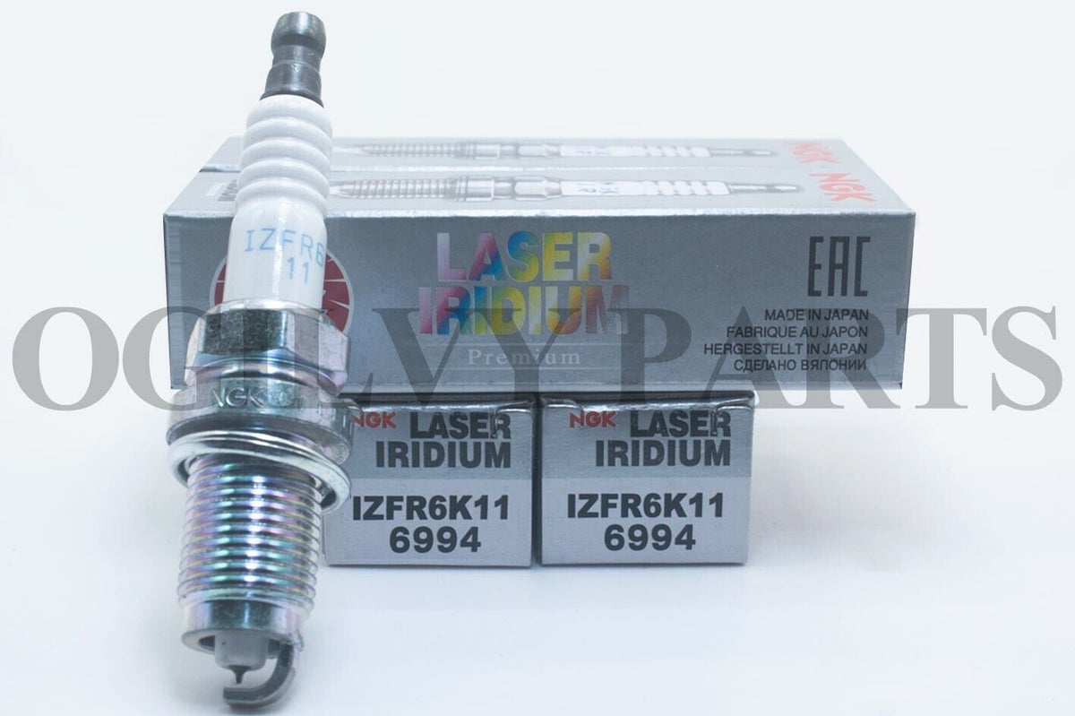 4 Pack IZFR6K11 Laser Iridium Spark Plugs For Accord Civic CRV Acura NGK 6994