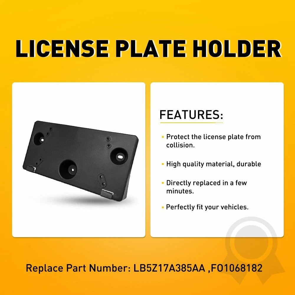 Fit 2020-2024 Ford Explorer Excludes ST Front License Plate Bracket Tag Holder A 6B93BC-57