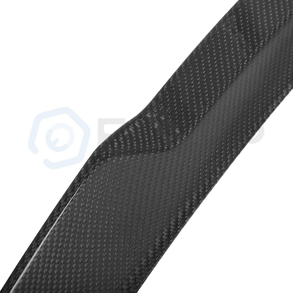 Fits 2017-2019 Audi A4 S4 Rear Trunk Glossy Carbon Fiber 6B93BC-57