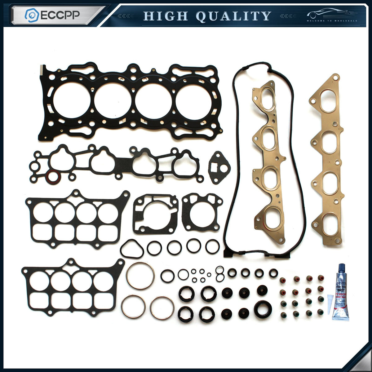 ECCPP Head Gasket Set For 90-96 Honda Accord Prelude 2.2 SOHC F22A1 F22A4 F22A6 ECCPP