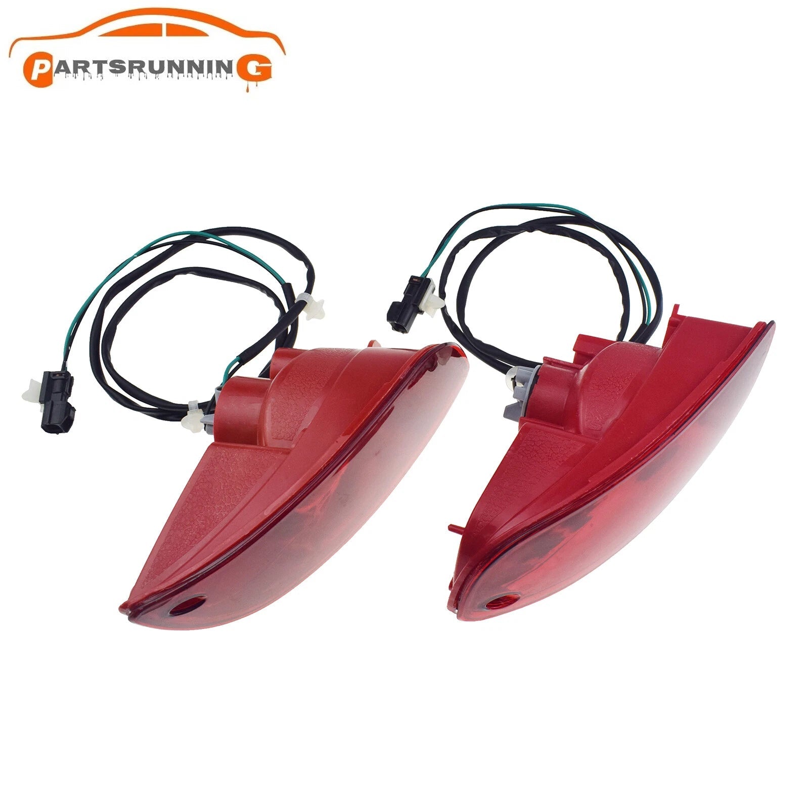 Pair Rear Bumper Reflector Lamp Left Right For Hyundai Santa Fe (CM) 2007-2009 6B93BC-57