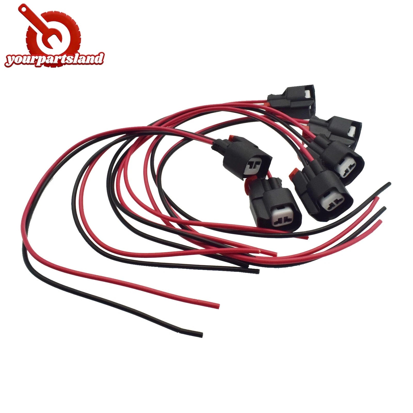 Fuel Injector Connector Harness 6Pcs For Wrangler JK TJ Dodge Jeep 5183448AA 6B93BC-57