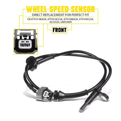 Front Left Right ABS Wheel Speed Sensor for Nissan Rogue 2014-2020 2.0L 2.5L EOA 6B93BC-57