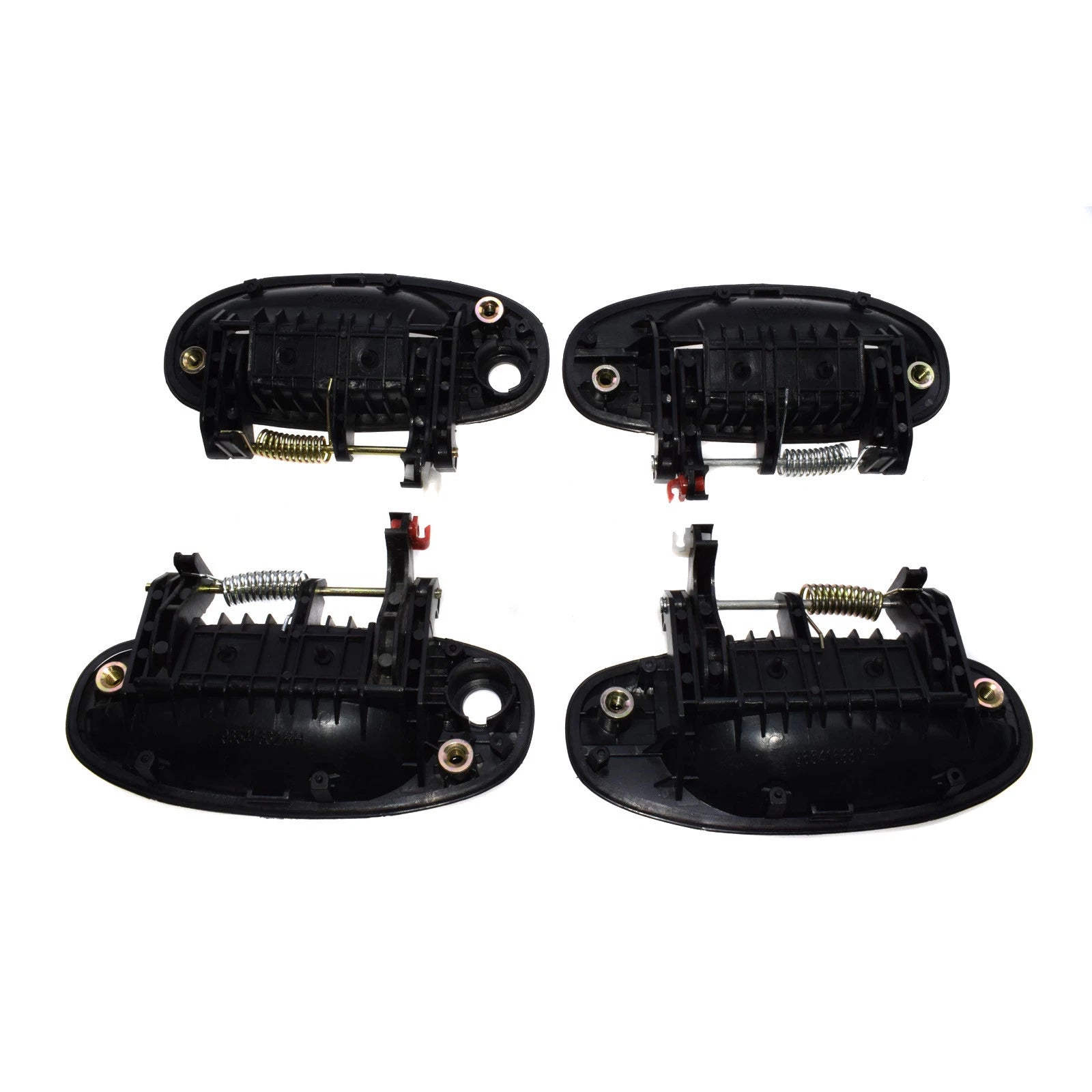 4Pcs Exterior Door Handles Set Black for Chevrolet Aveo5 Aveo 96541631 96541632 6B93BC-57