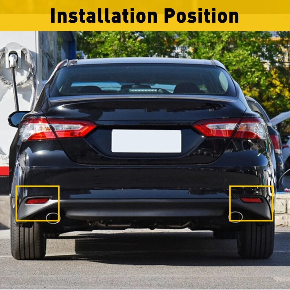 Left+Right Rear Bumper Light Lamp Reflector Lamp For Toyota Camry 2018-2020 2021 6B93BC-57