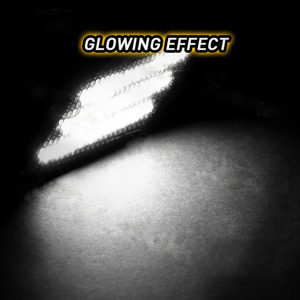 For 2017-2020 Toyota 86 Smoked White LED Side Marker Light Turn Signal Lamp EOA 6B93BC-57