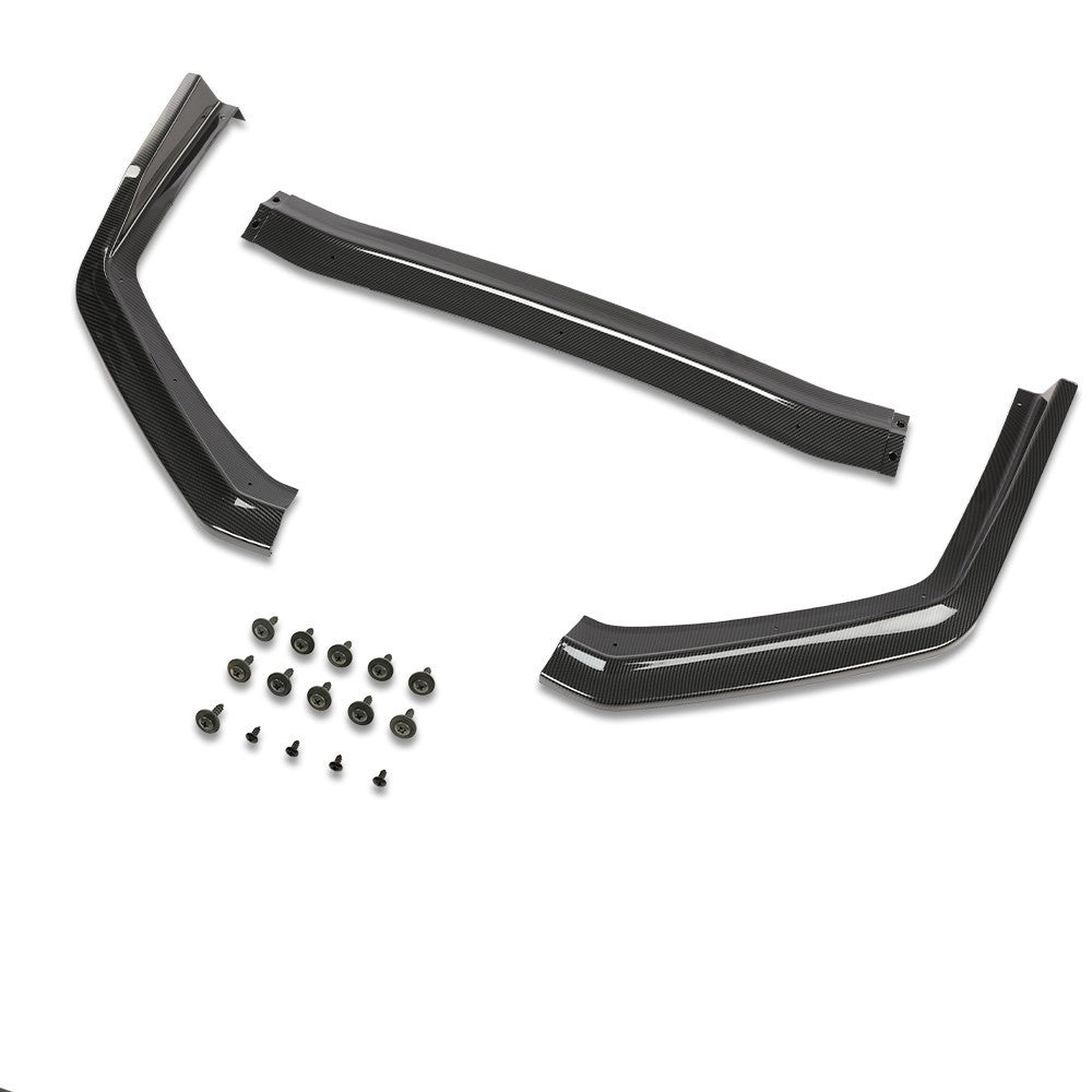 For 2015-2020 Subaru WRX STI Sedan Front Bumper Lip Chin Spoiler Carbon Look 6B93BC-57