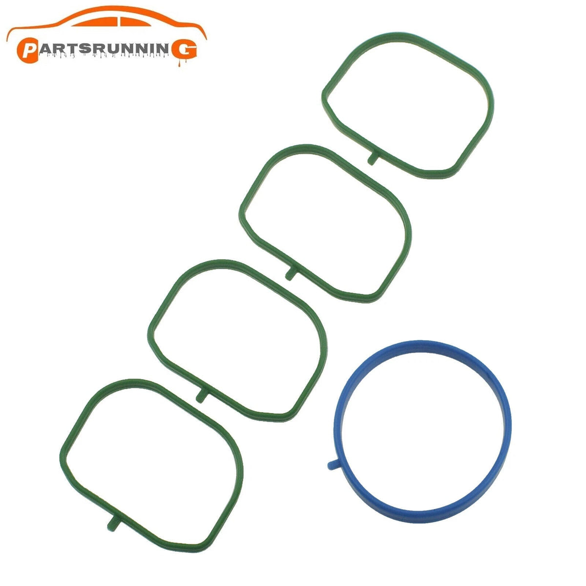 4PCS Intake Manifold Gasket W/ Valve Gasket Set For Mazda 3 5 6 2.0 2.3 GG GH 6B93BC-57