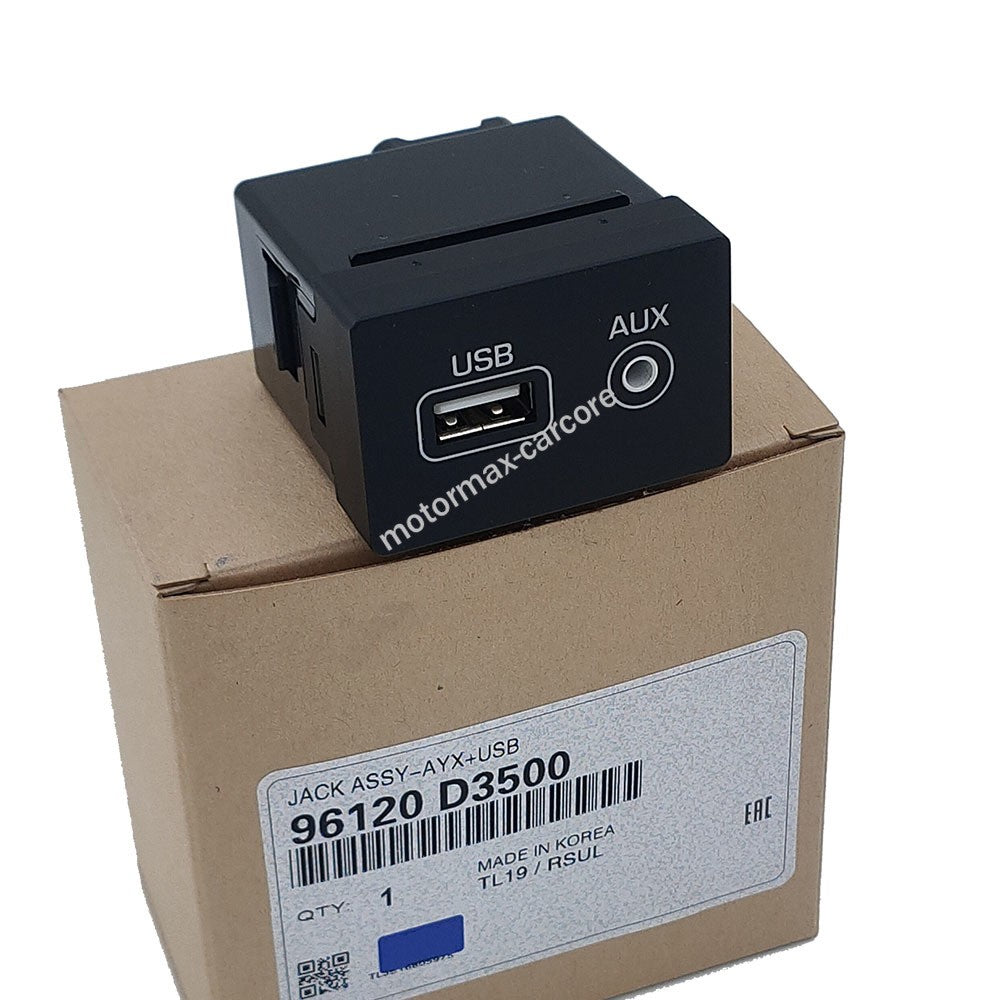 USB/AUX Audio Input Port Adapter Jack 96120D3500 for2016~18 Hyundai Tucson 2.0L 6B93BC-57