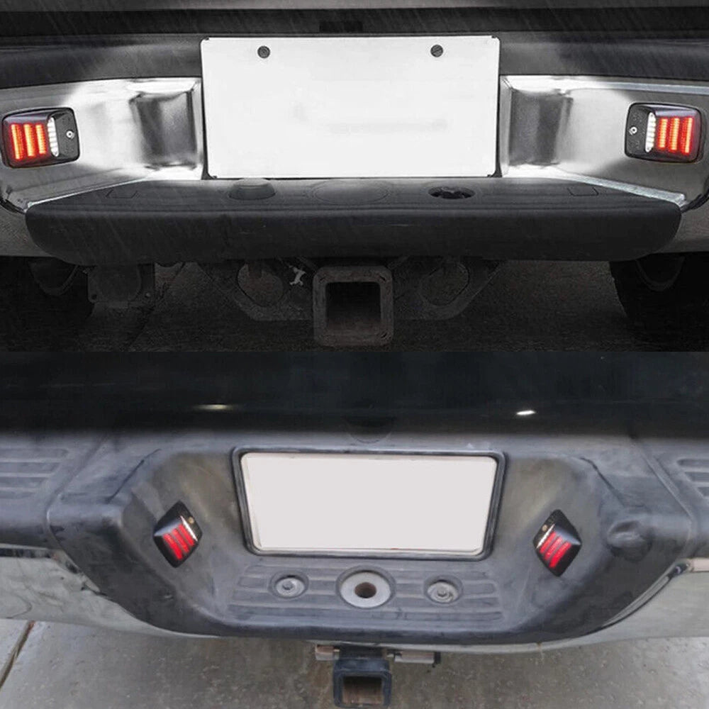 RED TUBE OLED License Light Rear Plate Bumper Lamps For Toyota tacoma 2005-2015 6B93BC-57