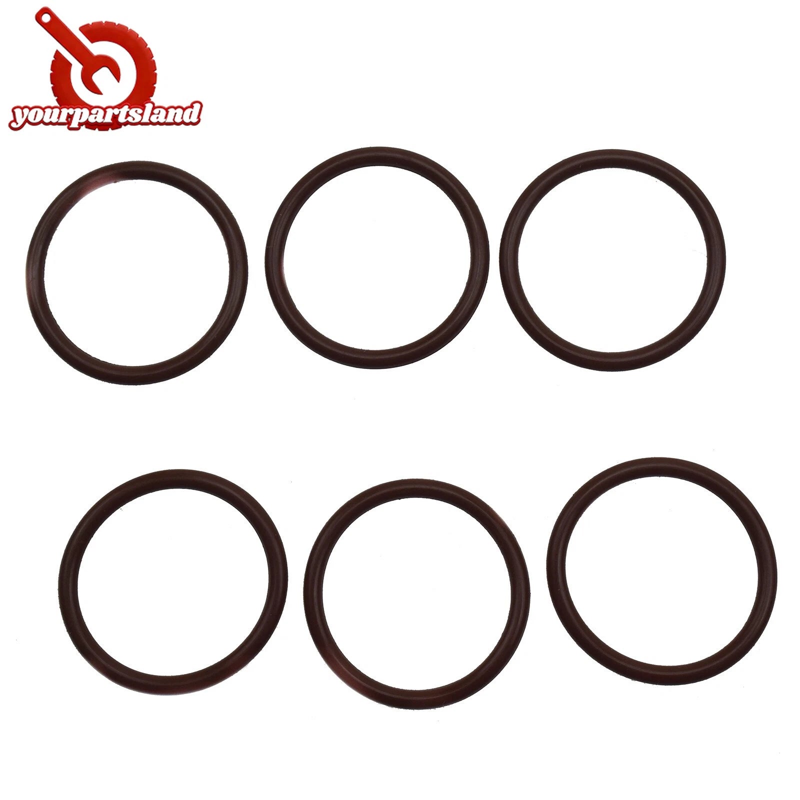 6 SET CYL COMMON RAIL DIESEL INJECTOR SEAL KIT FOR VW AUDI TDI GOLF JETTA PASSAT 6B93BC-57