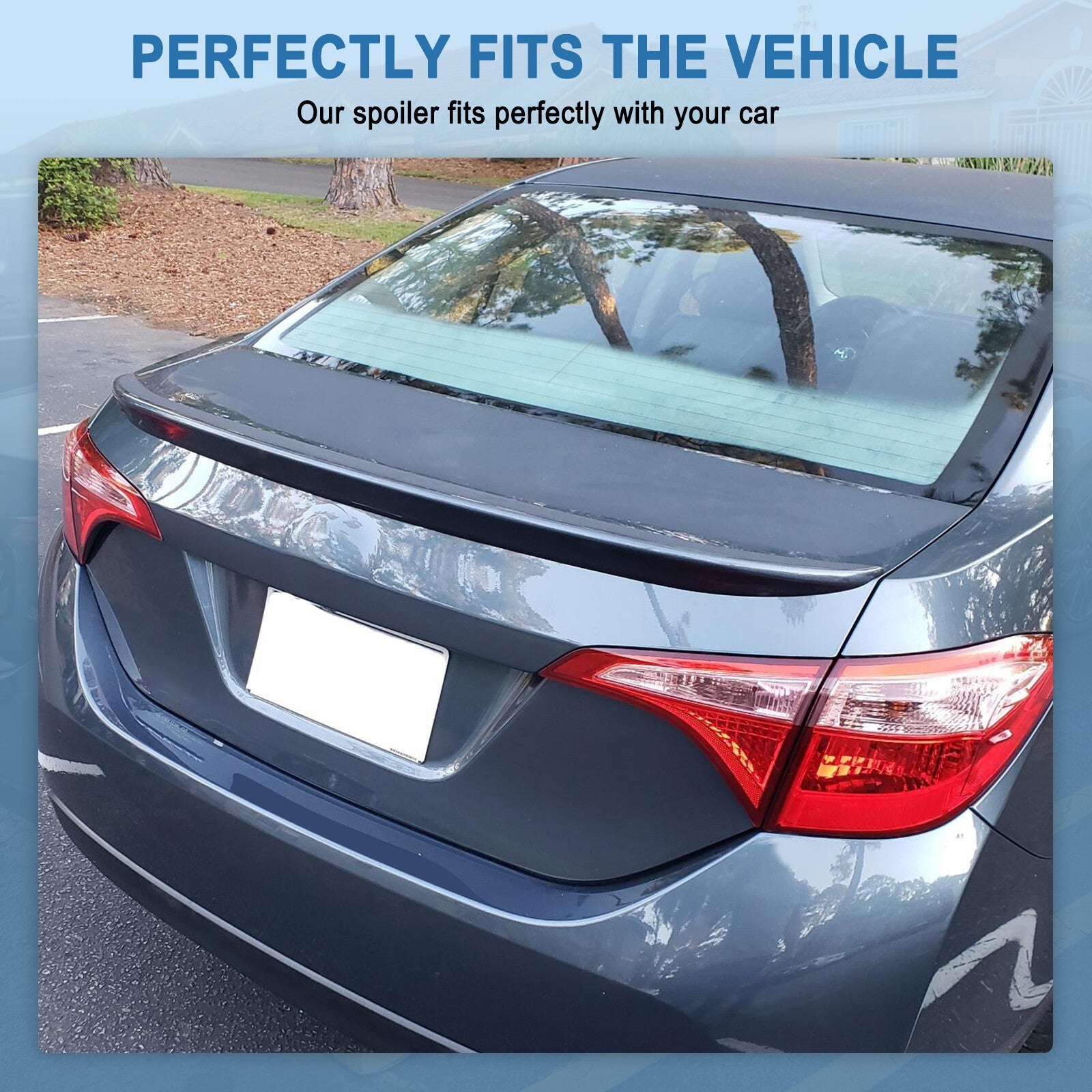 Lightweight For 2007-2011 Toyota Camry Style Wing Spoiler Trunk Lip 6B93BC-57