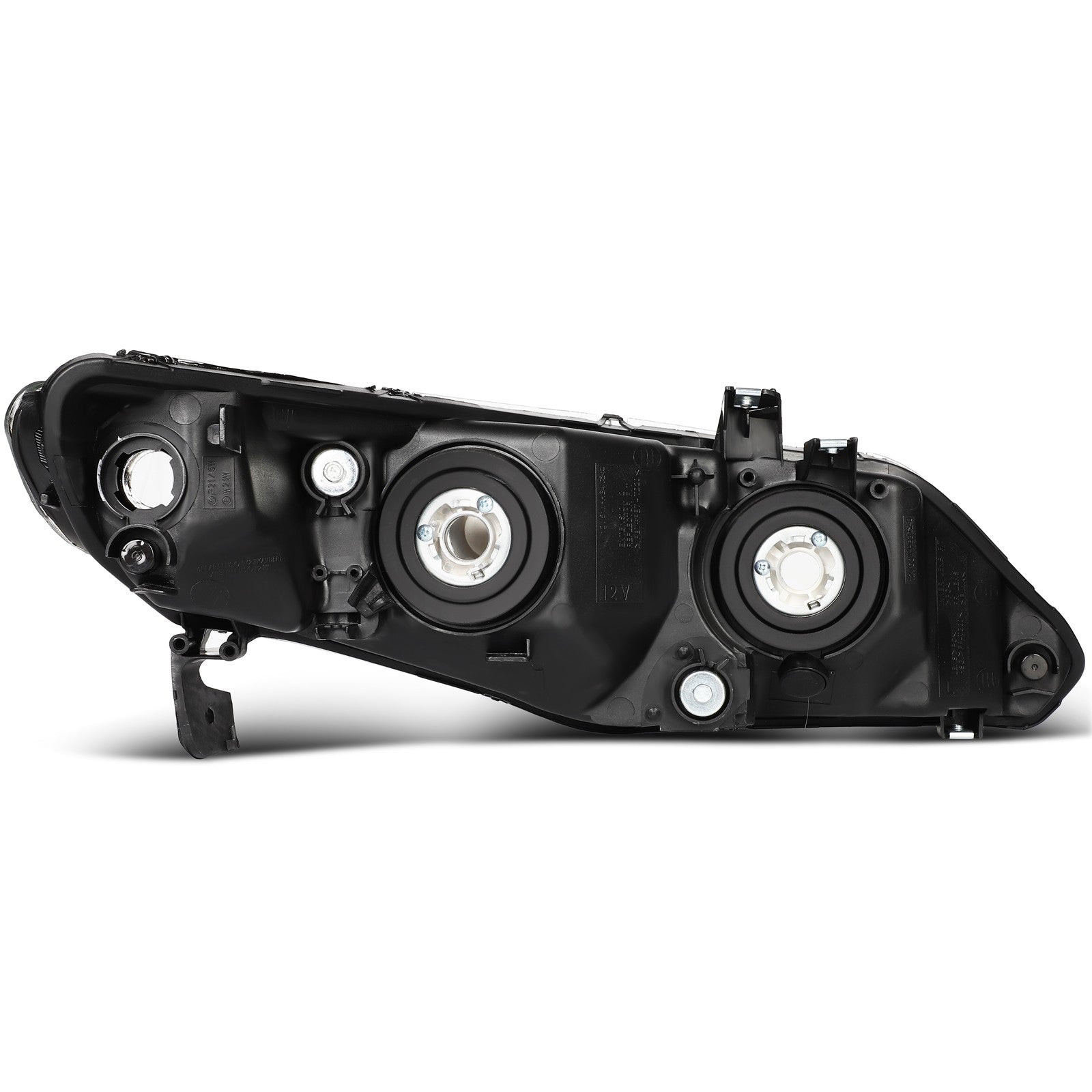 ECCPP Headlights Assembly For Honda Civic 1.8L 2.0L 2006-2011 Pair Kit Black 6B93BC-57