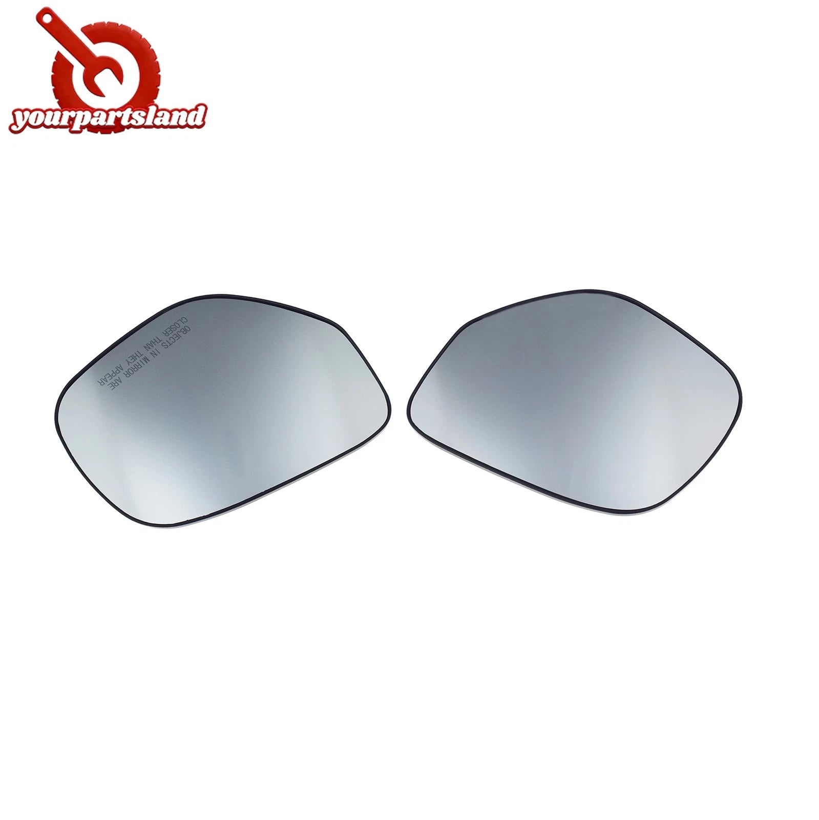 Heated Mirror Glass w/ Backing Plate for Mitsubishi Outlander 10-13 Left Right 6B93BC-57