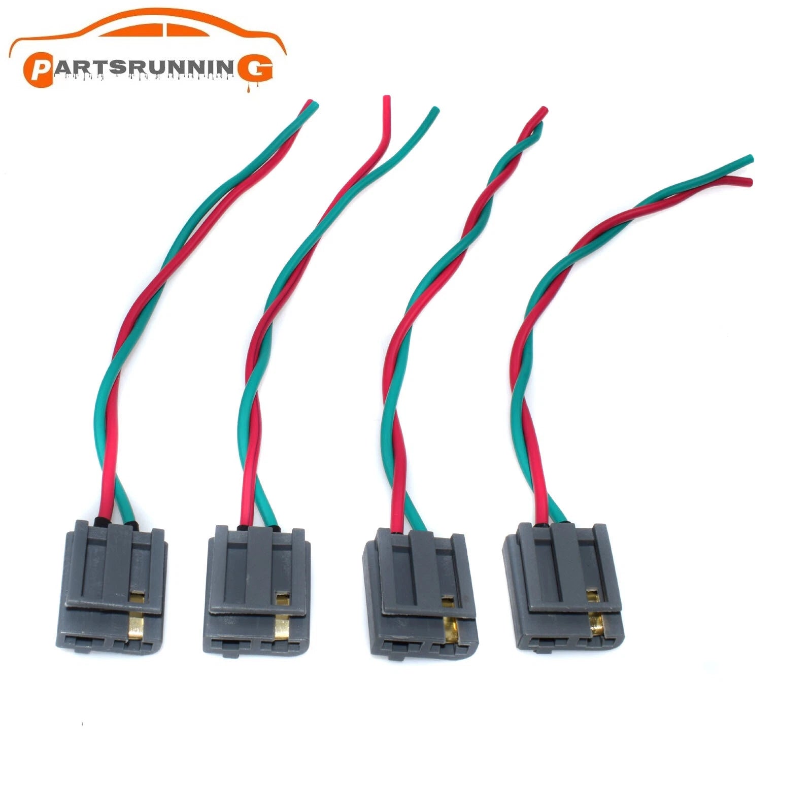 4PCS Distributor Wire Harness Pigtail For GM HEI 12v Power & Tach Connector Plug 6B93BC-57