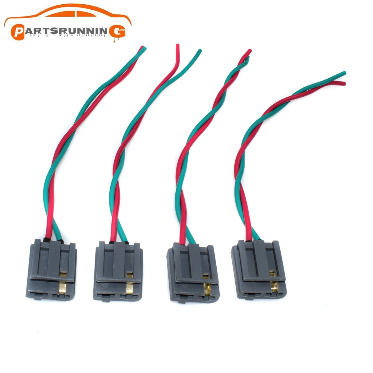 4PCS Distributor Wire Harness Pigtail For GM HEI 12v Power & Tach Connector Plug 6B93BC-57