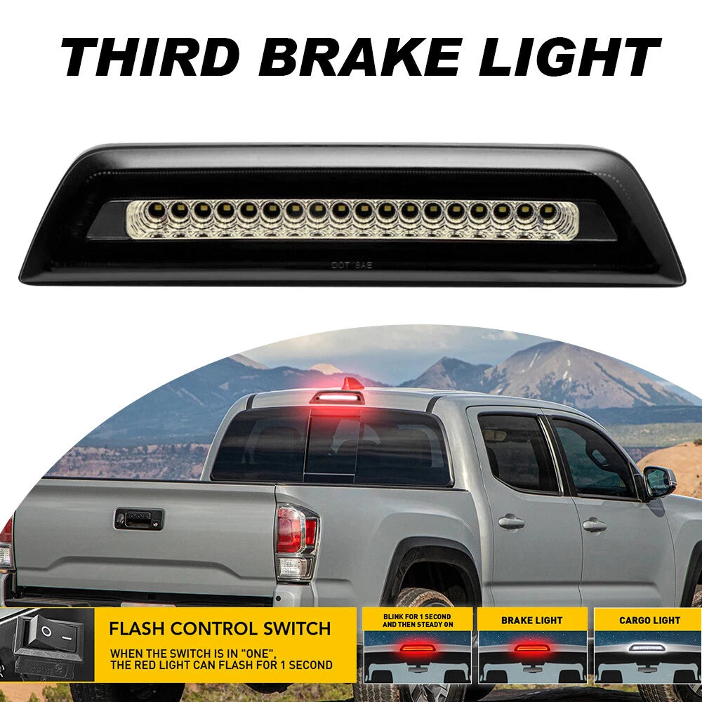 AUXITO LED Third 3RD Brake Tail Cargo Light For 2016-2023 Toyota Tacoma AUXITO