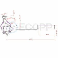 For 1999-2001 Chevy Blazer 4WD 10Pcs Front Ball Joints Tie Rods Sway Bars Kit 6B93BC-57
