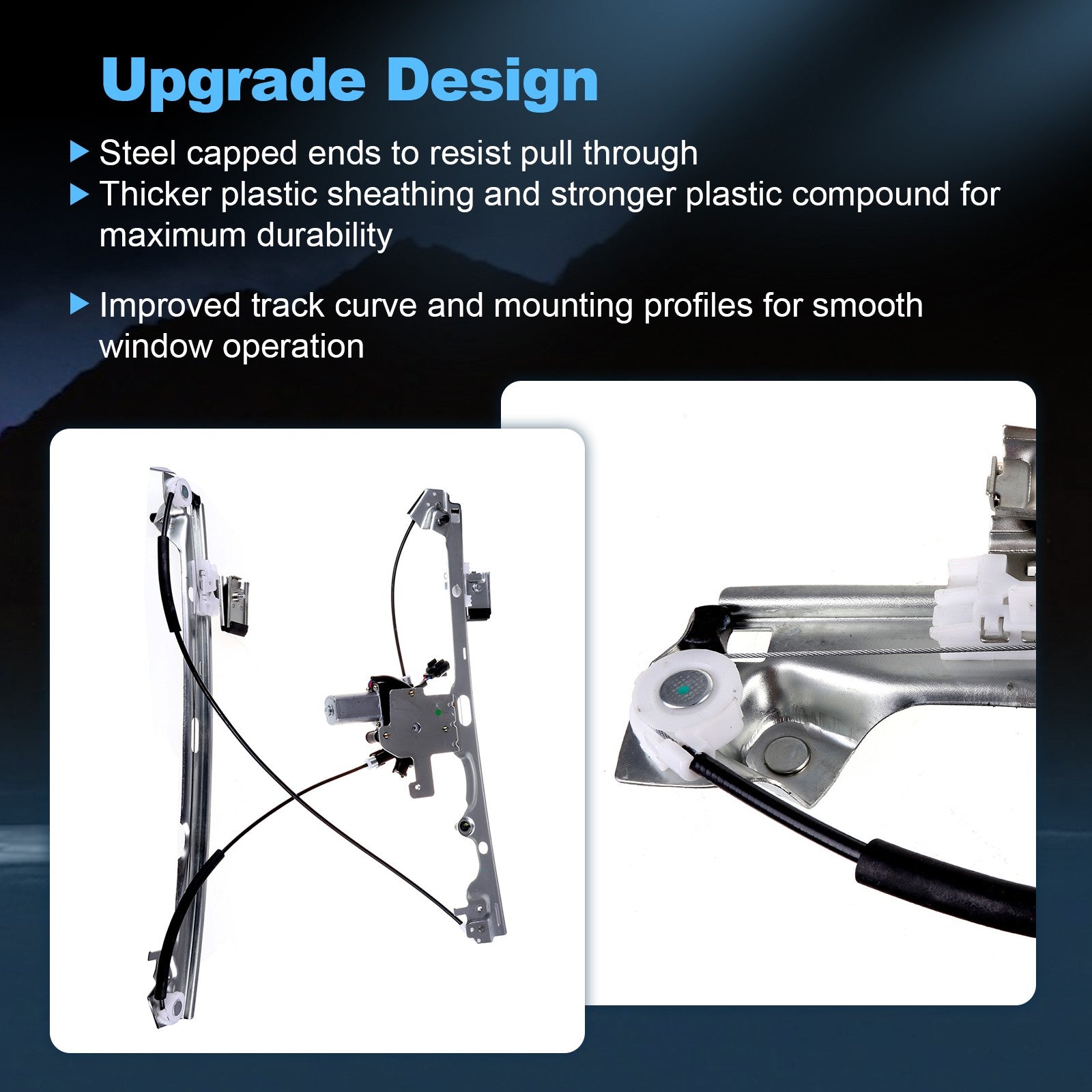 For Chevrolet Avalanche 2007-2013 Front RH Side Window Regulator w/ Motor 6B93BC-57