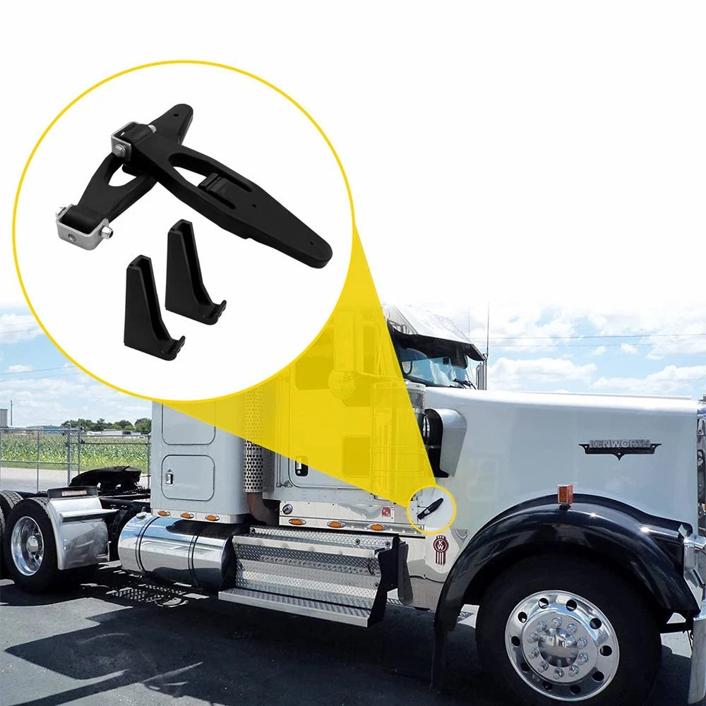 FOR Kenworth W900 Peterbilt 377 378 379 Hood Latch Kit 1 Pair OEM # L56-0001 EOA 6B93BC-57