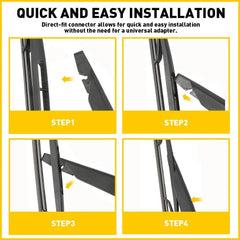 Back Windshield Wiper Arm Blade Set for Kia Sorento 2011-2015 988152F000 US 6B93BC-57