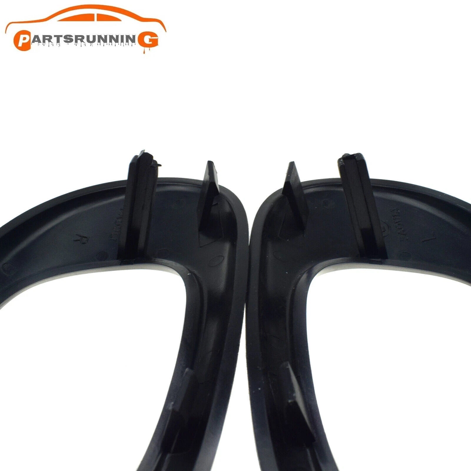 2PCS Left & Right Interior Door Handle Trim Cover For Peugeot 206 207 Citroen C2 6B93BC-57