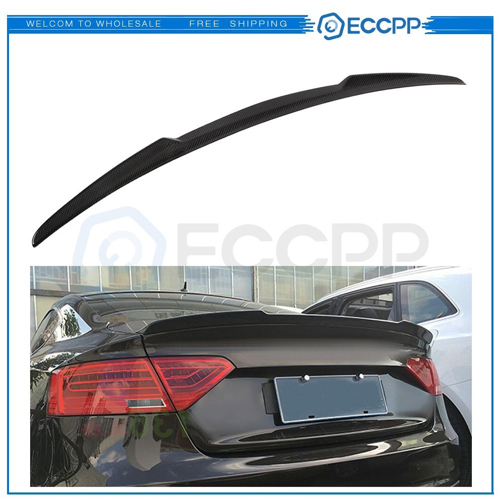 Fits 2010-2016 Audi A5 Coupe Real Carbon Fiber Trunk 6B93BC-57