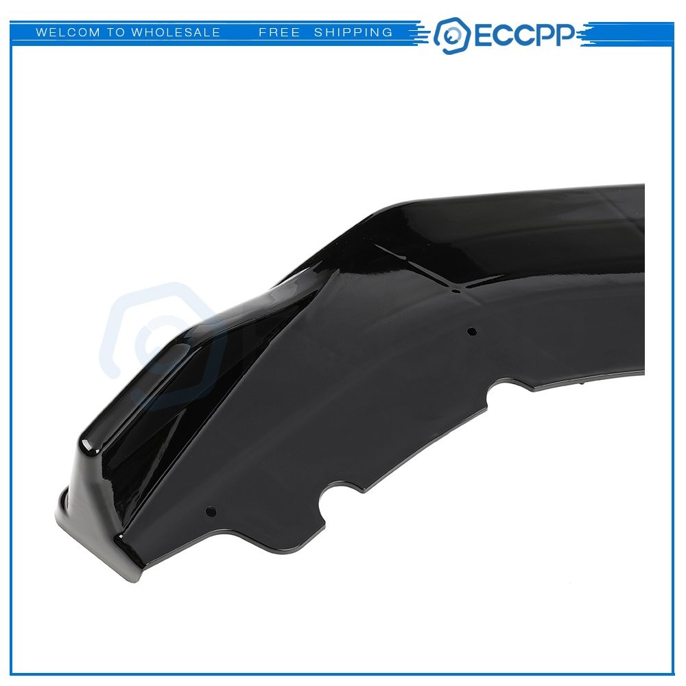 3Pcs Front Bumper Lip Body Kit Spoiler For 2016-2019 Honda Civic Hatchback 6B93BC-57