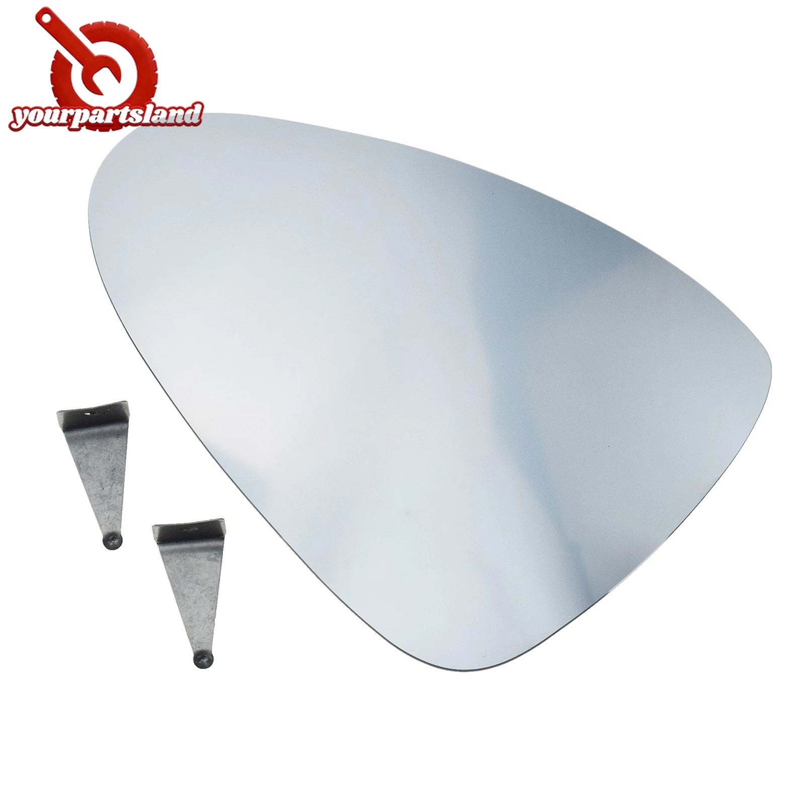 Left Heated Mirror Glass w/ Plate for Porsche Panamera 2010-2016 97073103505 6B93BC-57