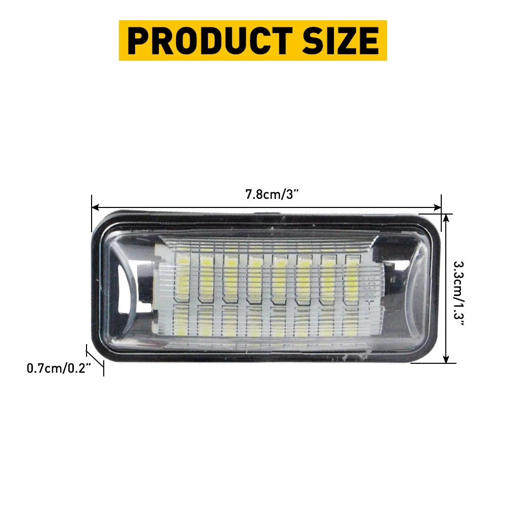 LED License Tag Plate Light 6000K White Lamp For 2013-2020 Subaru Forester BRZ A 6B93BC-57