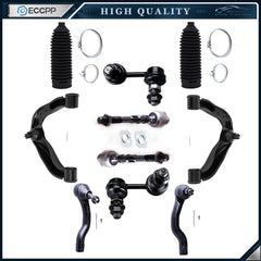 Front Upper Control Arms Tie Rod Ends For 2005-2015 NISSAN FRONTIER PATHFINDER
