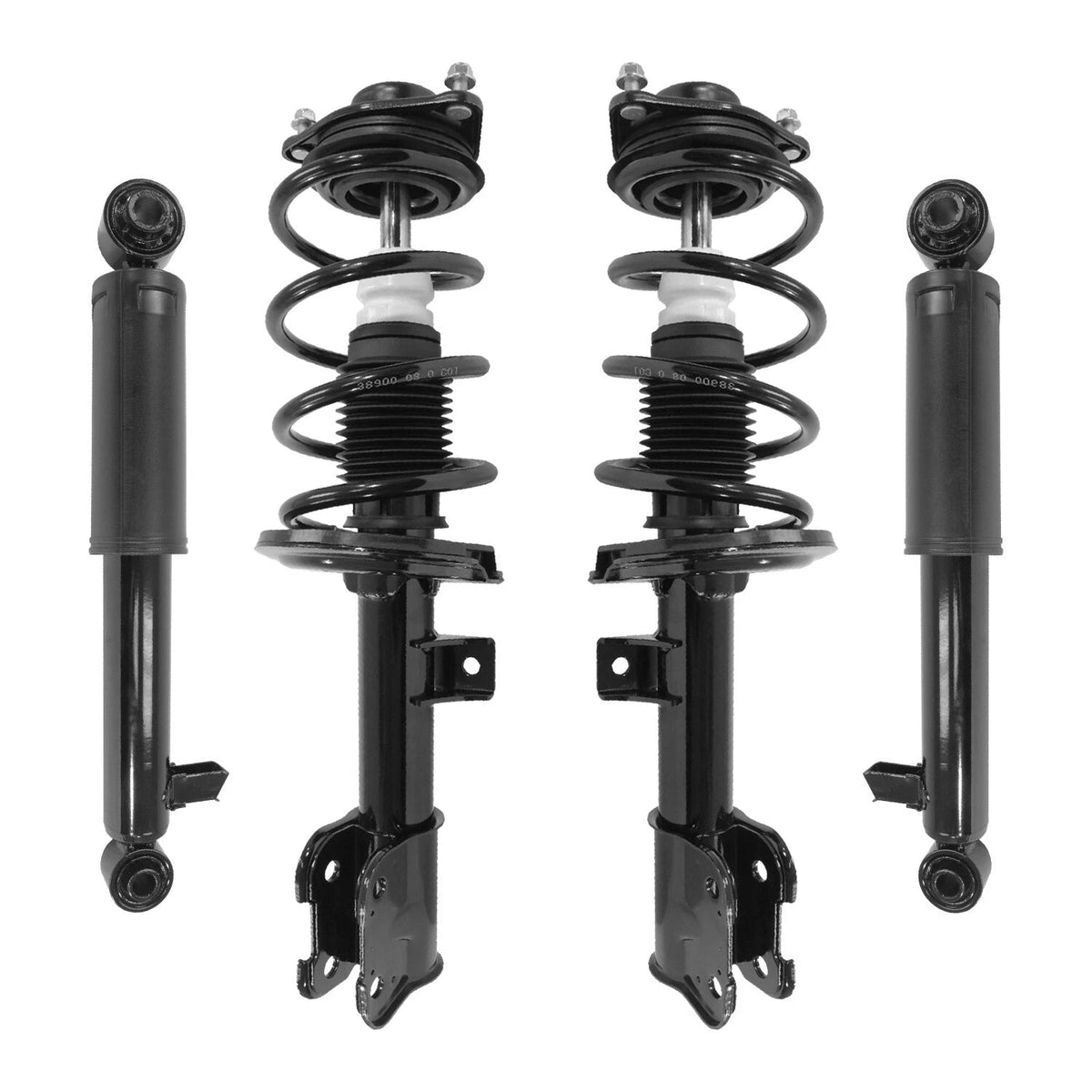 Front & Rear Complete Strut Assembly Shock Kit for 2013-2014 Hyundai Santa Fe 6B93BC-57
