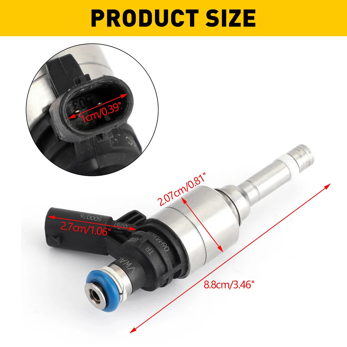 4PCS UPGRADE FUEL INJECTORS FOR AUDI VOLKSWAGEN 2008-2016 REPLACEMENT KIT AUXITO AUXITO