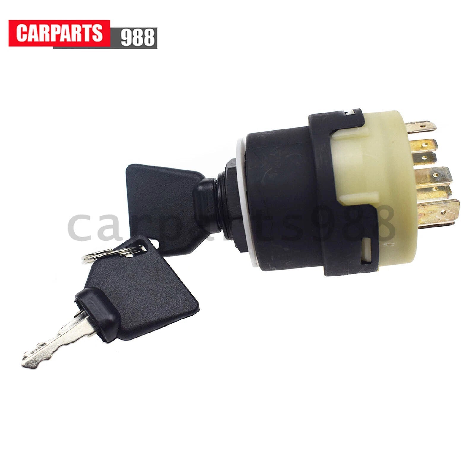 Ignition Switch With 2 keys For JCB Backhoe Loader 701/80184 85804674 50988 6B93BC-57