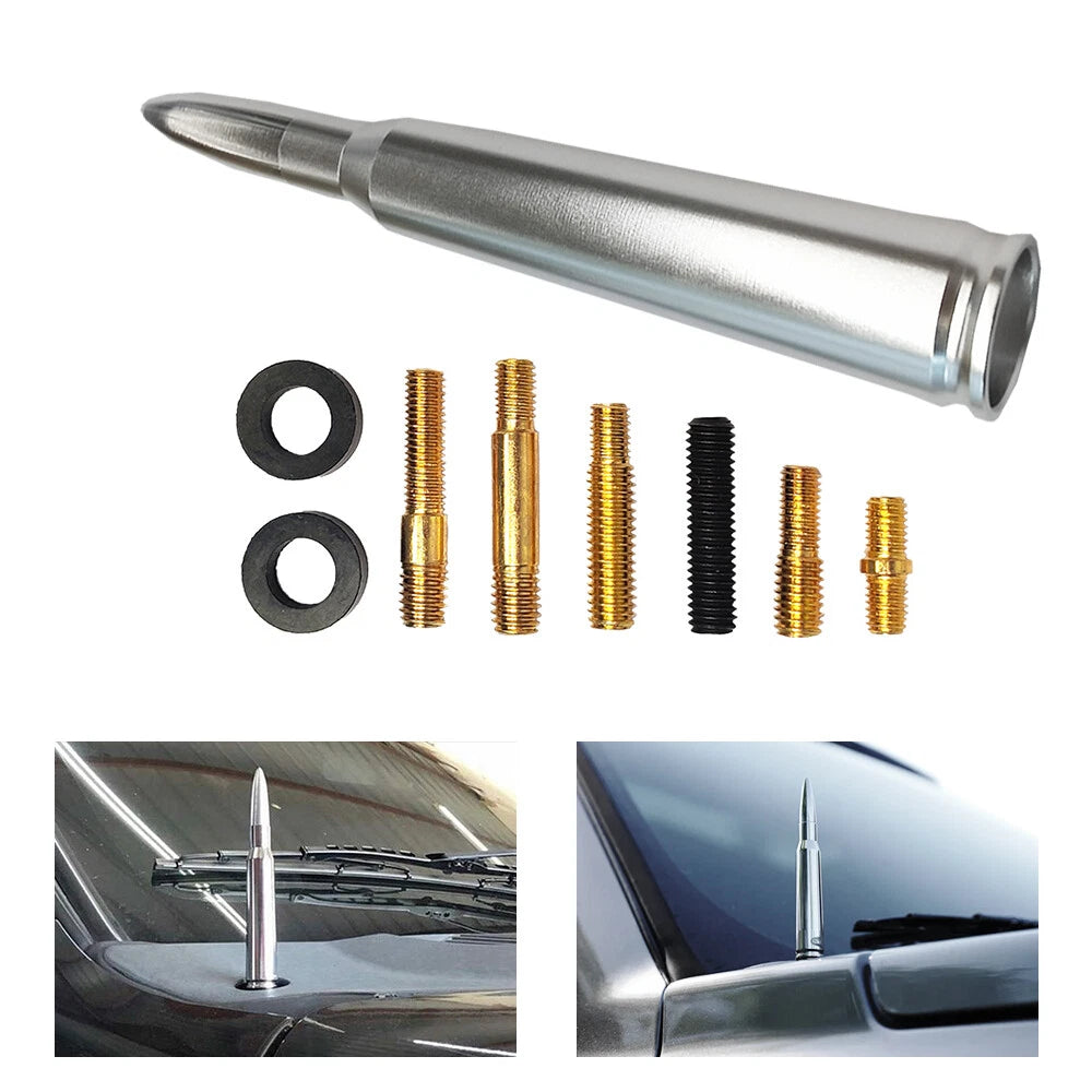 BULLET ANTENNA 50 CAL CALIBER for DODGE RAM 1500 FORD F150 RAPTOR BRONCO EOA 6B93BC-57
