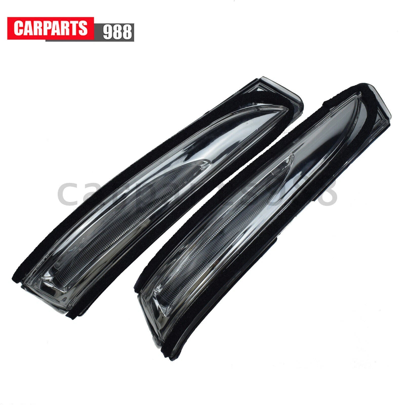 2Pcs Left Right Side Mirror Signal Lamp LED for 2011-2016 Hyundai Accent Elantra 6B93BC-57