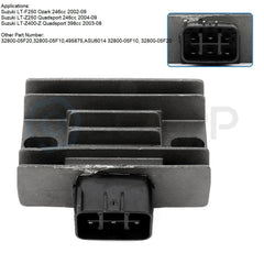 ECCPP 4X Regulator Rectifier For SUZUKI LTZ400 Z QUADSPORT 2003-2008 32800-05F20 ECCPP