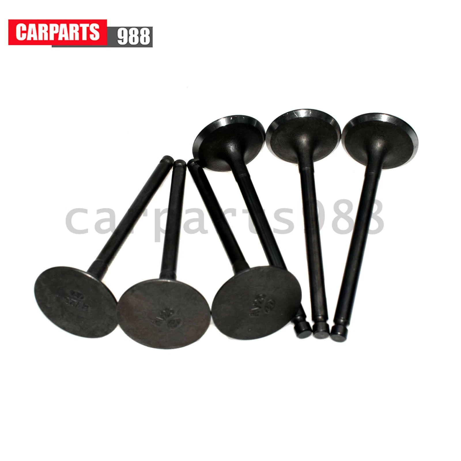 6Pcs Intake Valves For Hyundai Santa Fe Sonata Tiburon 2.5 2.7L 22211-37201 6B93BC-57