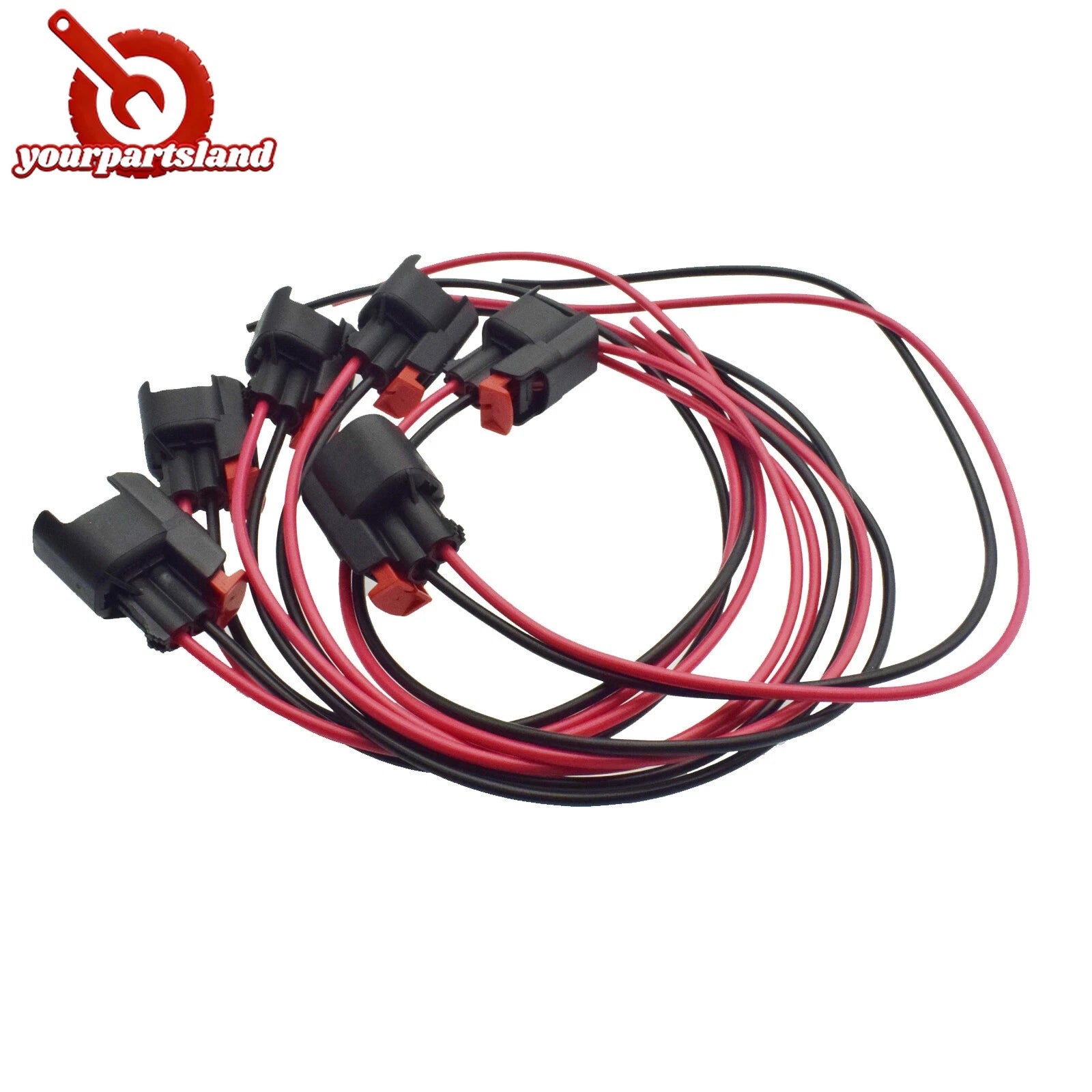 Fuel Injector Connector Harness 6Pcs For Wrangler JK TJ Dodge Jeep 5183448AA 6B93BC-57