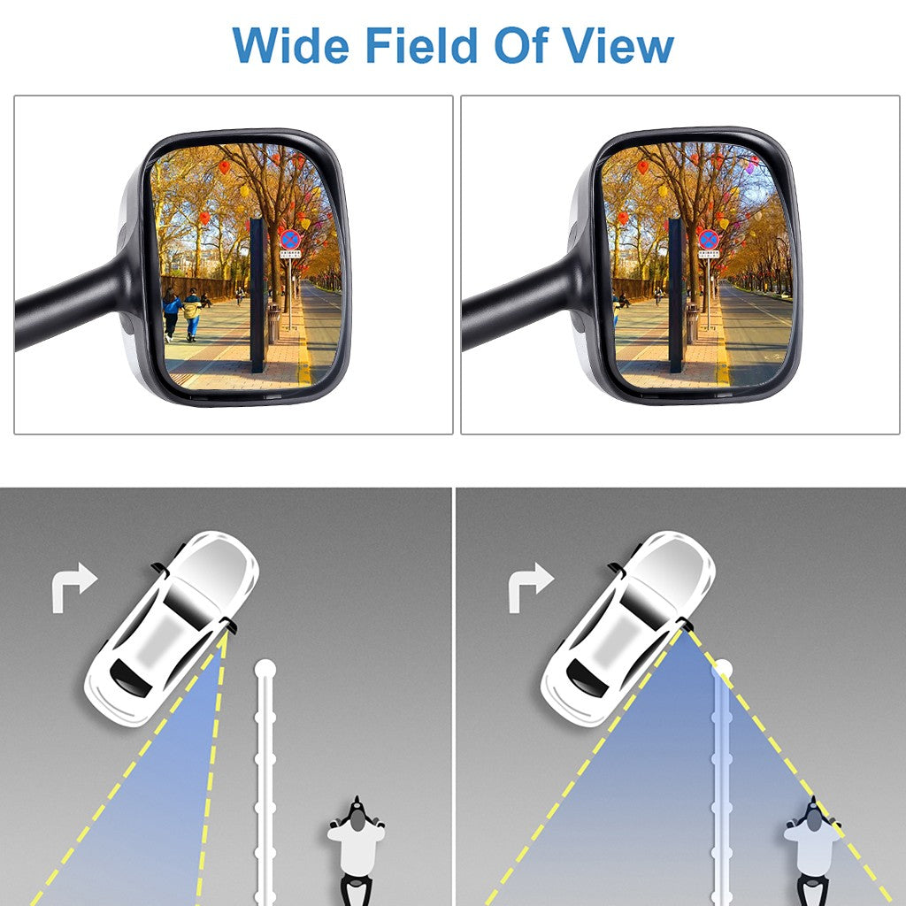 For 2008-2016 Freightliner Cascadia Truck Chrome Hood Mirror Left Driver Side 6B93BC-57