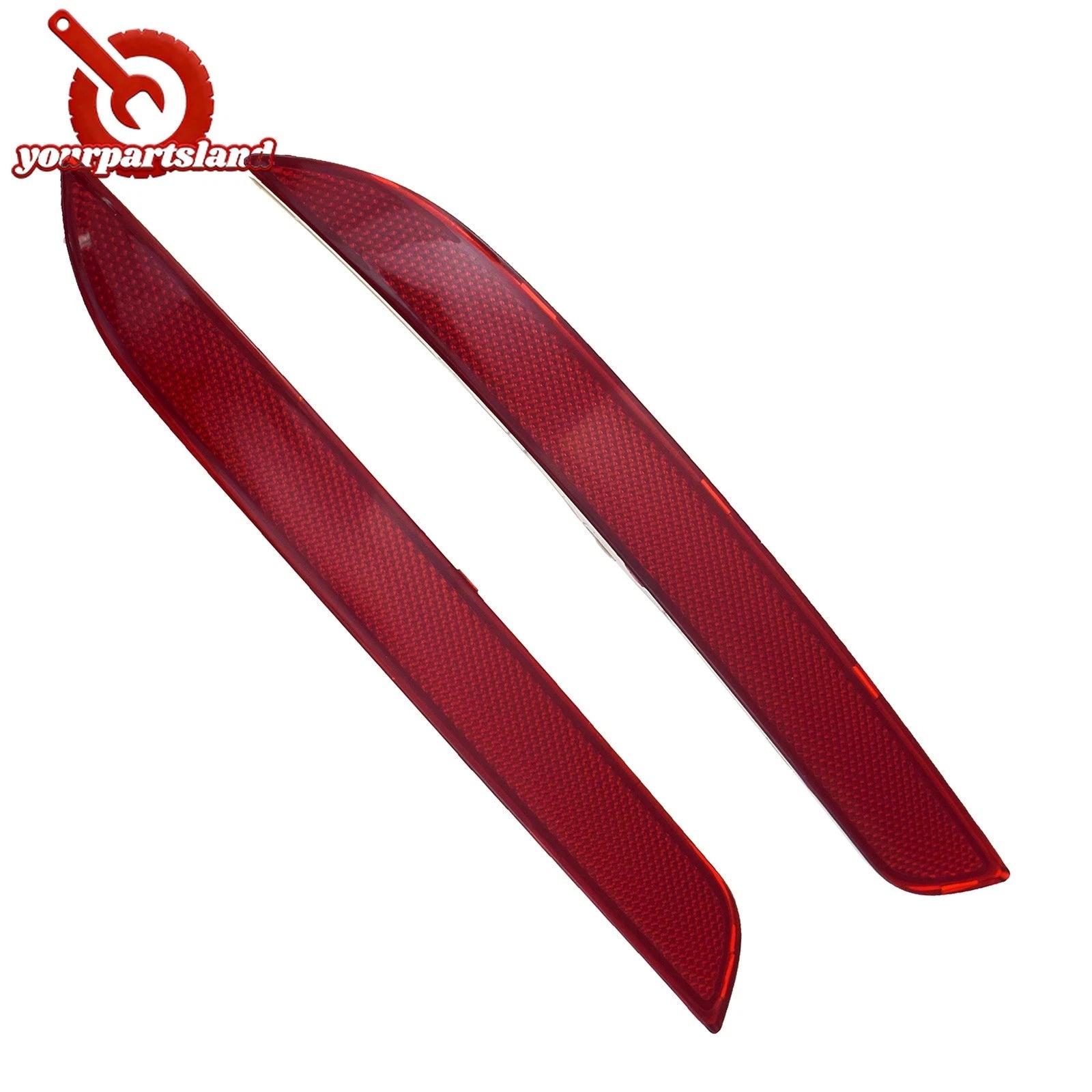 2pcs Bumper Reflector Left & Right For BMW F10 5 Series Rear M Sport 2011-2016 6B93BC-57